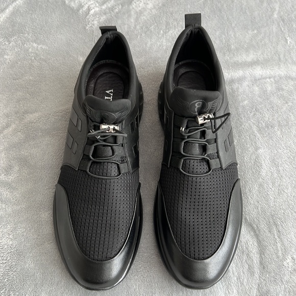 🎯❤️VTKIX Air Glide Sneakers Black Size 12 - 12.5 - Picture 3 of 13